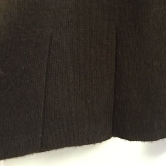 Y2K Lole Wool Blend Two Tone Preppy Mock Neck Sweater - Picture 7 of 10